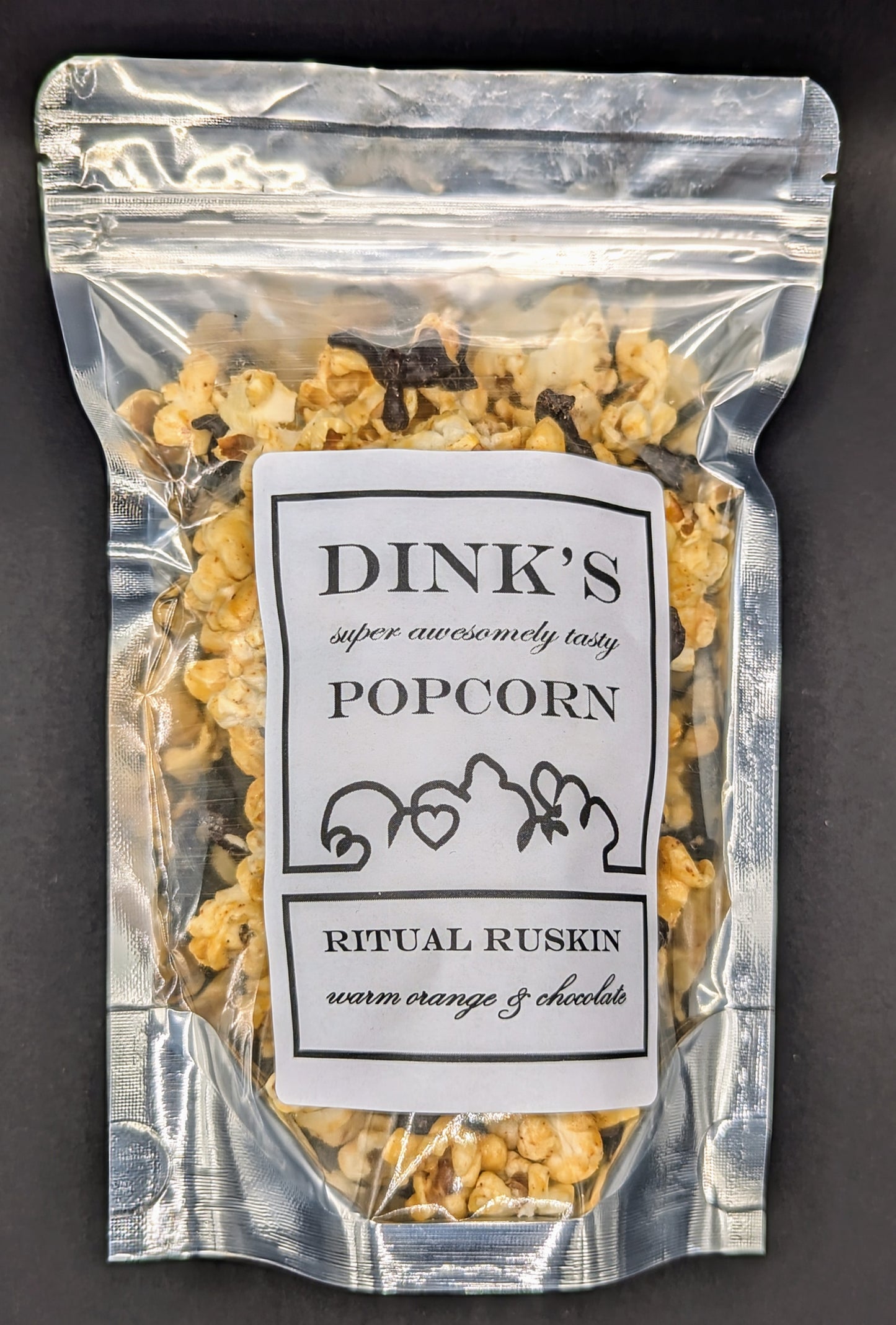 Ritual Ruskin (warm orange & chocolate & popping candy)